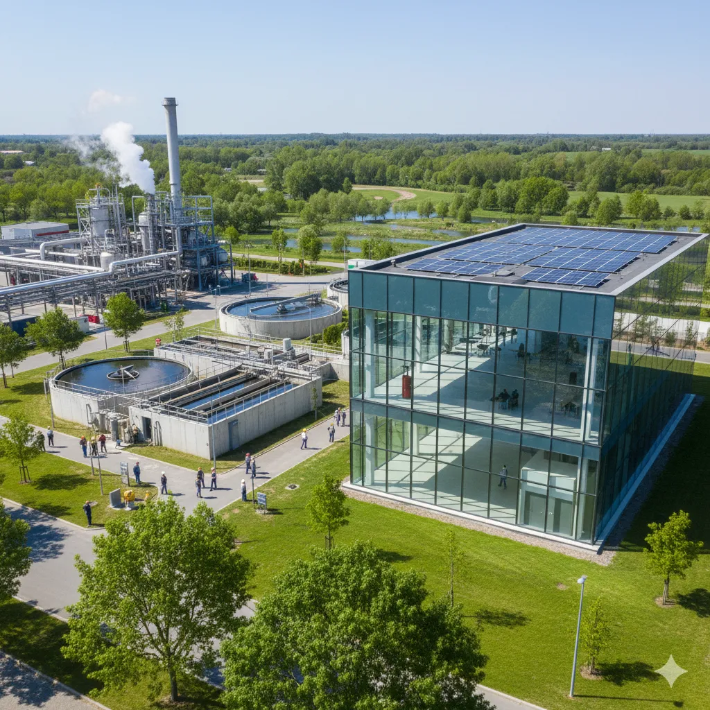 Instalaciones industriales con soluciones de agua y sostenibilidad